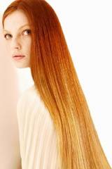 Ginger ombre hair