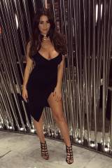 Holly Peers dressed up for Saturday night out