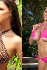 Jordan Carver – before and after