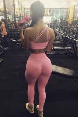 Pink at the gym
