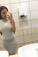 Tight Dress Showing Curves