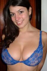 Blue bra