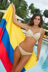 Miss Universe and Columbia Paulina Vega is a patri...