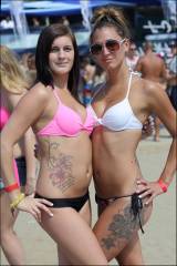 two girls in bikini
