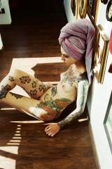 Hot chick with tattoo and headtowel (/r/GirlsWithH...