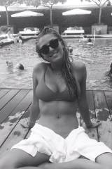 B&W by the pool