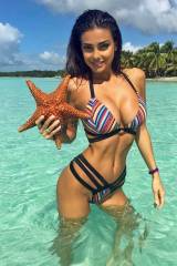 Donatella Buccino with a starfish