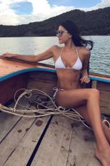 Bikini on a boat
