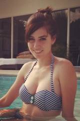 Refreshing at the Pool with a lovely smile