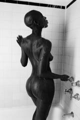 Kadijah in Shower by George Holz