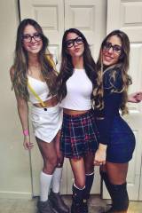 Three in glasses