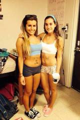 Two babes in the dorm
