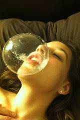 Huge cum bubble