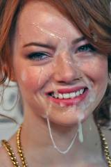 Emma Stone Messy Facial