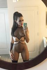 sexy fishnet outfit