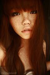 Asian Ginger with freckles