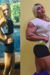 Nataliya Trukhina, before and after - yikes!