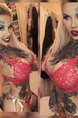 Love tattoos? Love fake tits? Have a look!