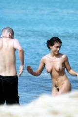 Alyssa Milano Nude at the Beach