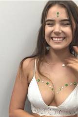 Lovely smile and perfect boobs