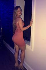 Skin tight dress on this 19 year old