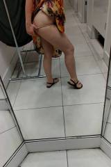 Thong flash in the changing room (OC)