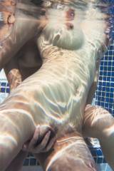 Underwater fondle