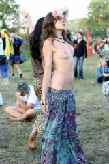 Sun-kissed hippy girl