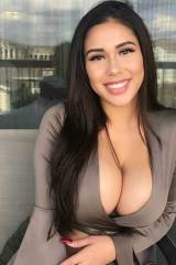 Cleavage and a smile