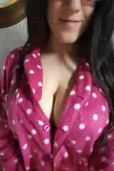 Gotta have cleavage in PJs too! [OC]