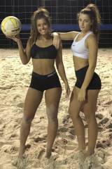 Sand volleyball girls