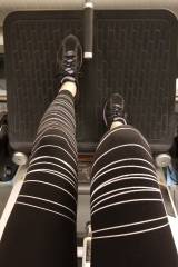 I feel like a zebra in these leggings... I might g...