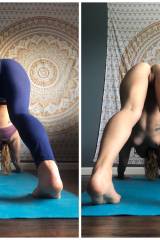 Yoga: pants or naked?