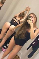 Trying on bodysuits together [pic]